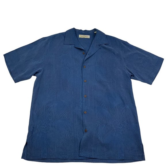 Tommy Bahama Other - Tommy Bahama 100% Silk Short Sleeve Button Down Shirt Men's Size Small